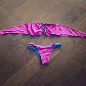 Strapless - REVERSIBLE - baiting suit